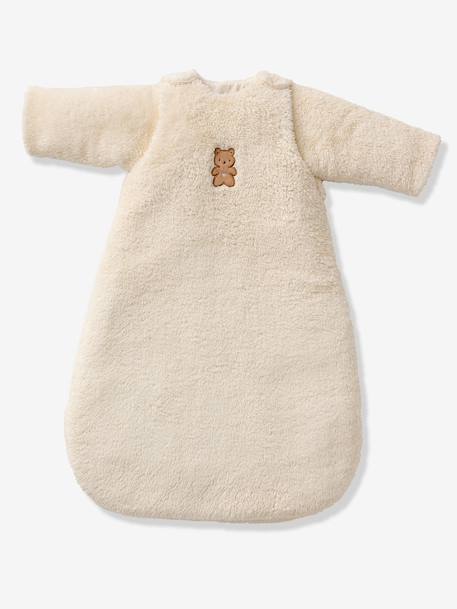 Baby Sleeping Bag with Detachable Long Sleeves, LITTLE BEAR vanilla - vertbaudet enfant 