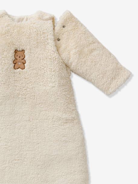 Baby Sleeping Bag with Detachable Long Sleeves, LITTLE BEAR vanilla - vertbaudet enfant 