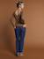Jean de grossesse droit bandeau Seamless denim brut+stone - vertbaudet enfant 
