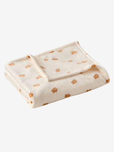 Plaid imprimé polaire personnalisable blanc imprimé+marron imprimé+multicolore+rouge imprimé - vertbaudet enfant 