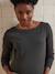 Ribbed Knit Dress for Maternity anthracite - vertbaudet enfant 