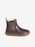 Boots fille cuir zippées bronze+camel+marine+vert - vertbaudet enfant 