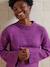 Round-Neck Jumper for Nursing, in Jersey Knit with Wool anthracite+fuchsia - vertbaudet enfant 