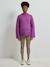 Round-Neck Jumper for Nursing, in Jersey Knit with Wool anthracite+fuchsia - vertbaudet enfant 