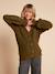 Nursing Special Top/Cardigan in Rib Knit, by ENVIE DE FRAISE dusky pink+green - vertbaudet enfant 