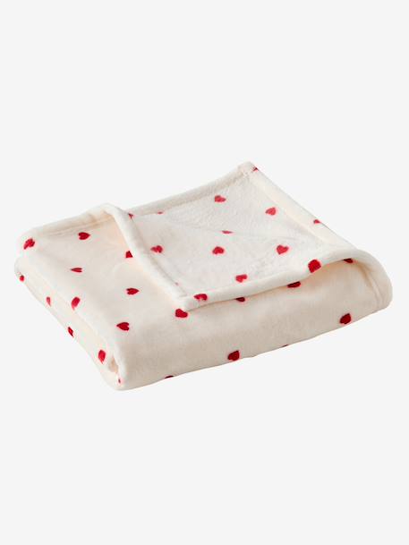 Printed Fleece Blanket multicoloured+printed brown+printed red+printed white - vertbaudet enfant 