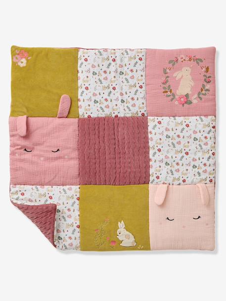 Floor mattress / ENCHANTED RABBIT play mat old rose - vertbaudet enfant 