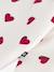Quilted Cotton Jumpsuit with Heart Print for Babies, PETIT BATEAU white - vertbaudet enfant 