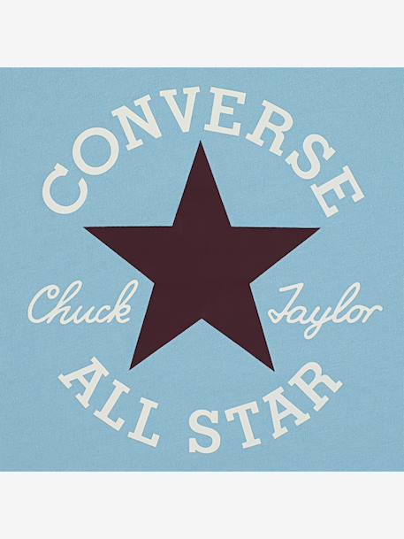 T-shirt Chuck patch bleu chiné - vertbaudet enfant 