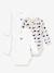 Pack of 3 Printed Long-Sleeved Wrapover Bodysuits for Babies, PETIT BATEAU white - vertbaudet enfant 
