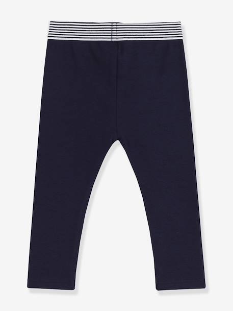 Plain Cotton Jeggings for Babies, PETIT BATEAU navy blue - vertbaudet enfant 