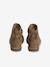 Leather Boots for Girls camel+Dark Blue+printed black - vertbaudet enfant 