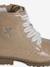 Ankle Boots with Laces & Zip for Children, Designed for Autonomy nude pink - vertbaudet enfant 