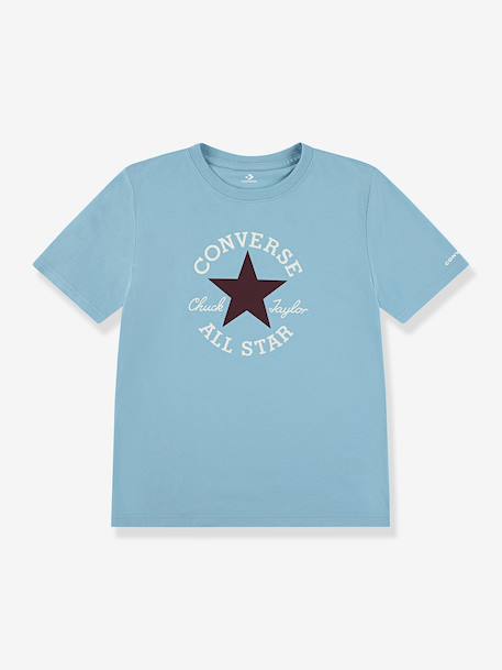 T-shirt Chuck patch bleu chiné - vertbaudet enfant 