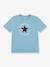 T-shirt Chuck patch bleu chiné - vertbaudet enfant 