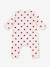 Quilted Cotton Jumpsuit with Heart Print for Babies, PETIT BATEAU white - vertbaudet enfant 