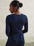 Fleece Jumpsuit for Maternity & Nursing navy blue - vertbaudet enfant 