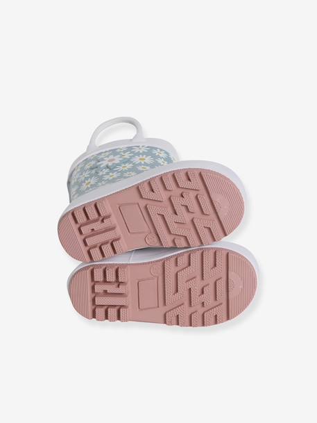 Printed Wellies for Toddlers printed beige+printed blue - vertbaudet enfant 
