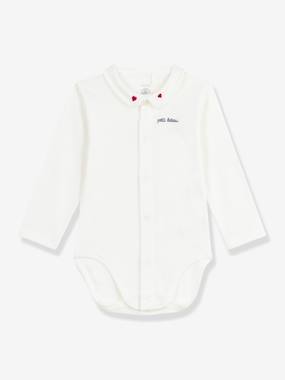 Body bébé col brodé - vertbaudet enfant -Body bébé col brodé