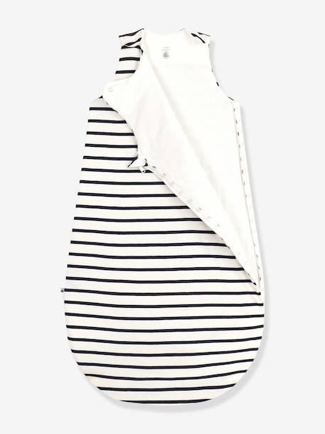 Cotton Sleeping Bag for Babies, PETIT BATEAU navy blue - vertbaudet enfant 