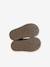Leather Boots with Elastic, for Baby Girls black+bordeaux red+Camel+navy blue+printed beige - vertbaudet enfant 