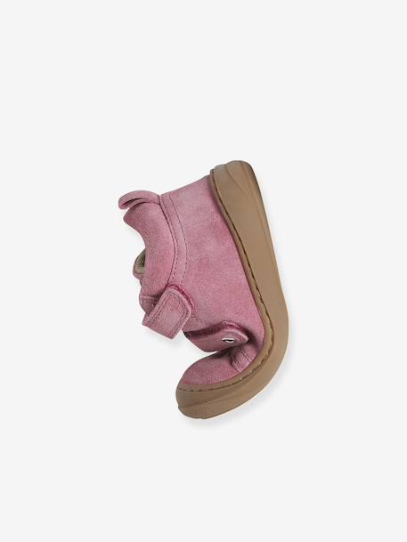 Soft Leather Ankle Boots for Babies, Designed for First Steps bronze+dusky pink+gold+mauve+printed beige+printed blue+printed green+printed pink+rose+rosy+set pink+turquoise - vertbaudet enfant 
