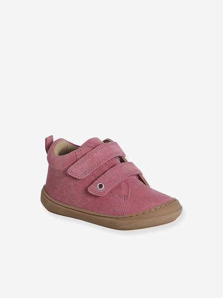 Soft Leather Ankle Boots for Babies, Designed for First Steps bronze+dusky pink+gold+mauve+printed beige+printed blue+printed green+printed pink+rose+rosy+set pink+turquoise - vertbaudet enfant 
