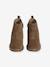 Leather Boots for Girls camel+Dark Blue+printed black - vertbaudet enfant 