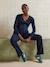Fleece Jumpsuit for Maternity & Nursing navy blue - vertbaudet enfant 