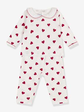 Pyjama 2 pièces bébé imprimé coeurs - vertbaudet enfant -Pyjama 2 pièces bébé imprimé coeurs