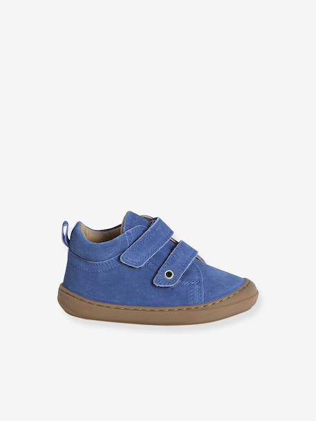 Chaussures premiers pas bébé velcro beige+bleu+bleu électrique+chocolat+lot beige+lot marron+lot vert+marron+ocre+vert+vert sauge - vertbaudet enfant 
