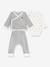 Ensemble 3 pièces bébé mixte en coton marine - vertbaudet enfant 
