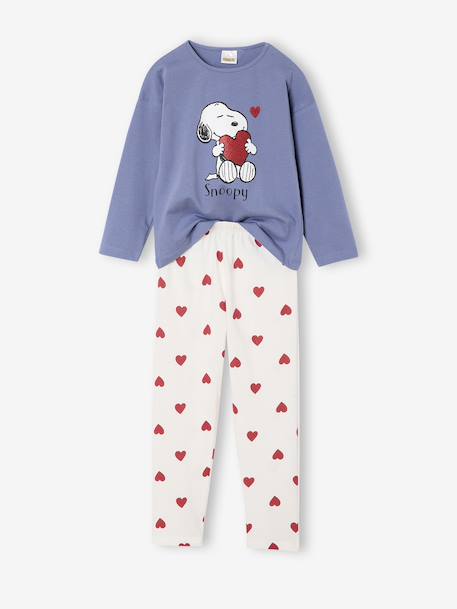 Peanuts® SNOOPY Pyjamas for Girls grey blue - vertbaudet enfant 