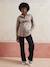 Cotton* maternity and nursing blouse taupe - vertbaudet enfant 