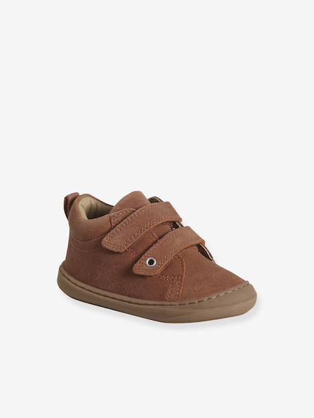 Chaussures premiers pas bébé velcro beige+bleu+bleu électrique+chocolat+lot beige+lot marron+lot vert+marron+ocre+vert+vert sauge - vertbaudet enfant 