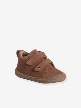 Shoes-Baby Footwear-Baby's First Steps-Pair of Soft Leather Boots for Babies, Designed for First Steps 