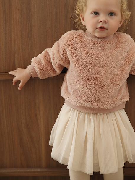 Baby sweatshirt + skirt set rosy - vertbaudet enfant 