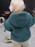 Sherpa hooded jacket for babies fir green - vertbaudet enfant 