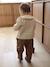 Blouse bébé imprimée en velours vanille - vertbaudet enfant 