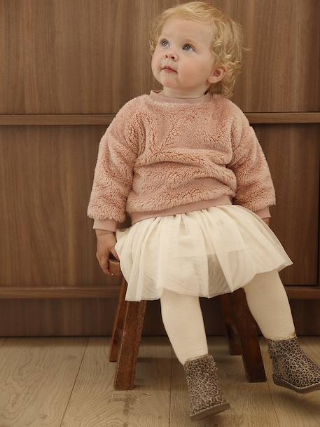 Baby sweatshirt + skirt set rosy - vertbaudet enfant 