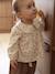 Blouse bébé imprimée en velours vanille - vertbaudet enfant 