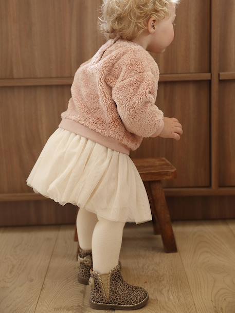 Baby sweatshirt + skirt set rosy - vertbaudet enfant 