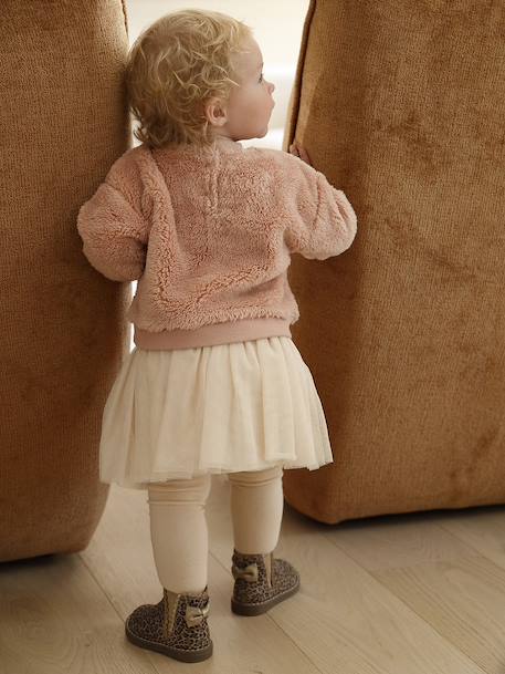 Baby sweatshirt + skirt set rosy - vertbaudet enfant 