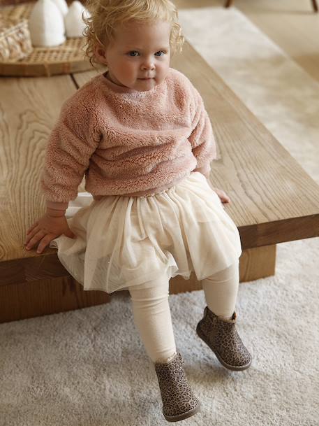 Baby sweatshirt + skirt set rosy - vertbaudet enfant 