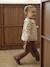 Blouse bébé imprimée en velours vanille - vertbaudet enfant 