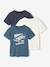 Lot 3 tee-shirts manches courtes garçon bleu - vertbaudet enfant 