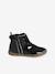 Boots with Zip for Girls, Designed for Autonomy black+brown - vertbaudet enfant 