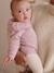 Ensemble naissance barboteuse en tricot et collants mauve - vertbaudet enfant 