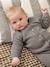 Combinaison naissance en tricot texturé vert de gris - vertbaudet enfant 