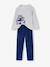 Pack of 2 'Police' Velour Pyjamas for Boys navy blue - vertbaudet enfant 